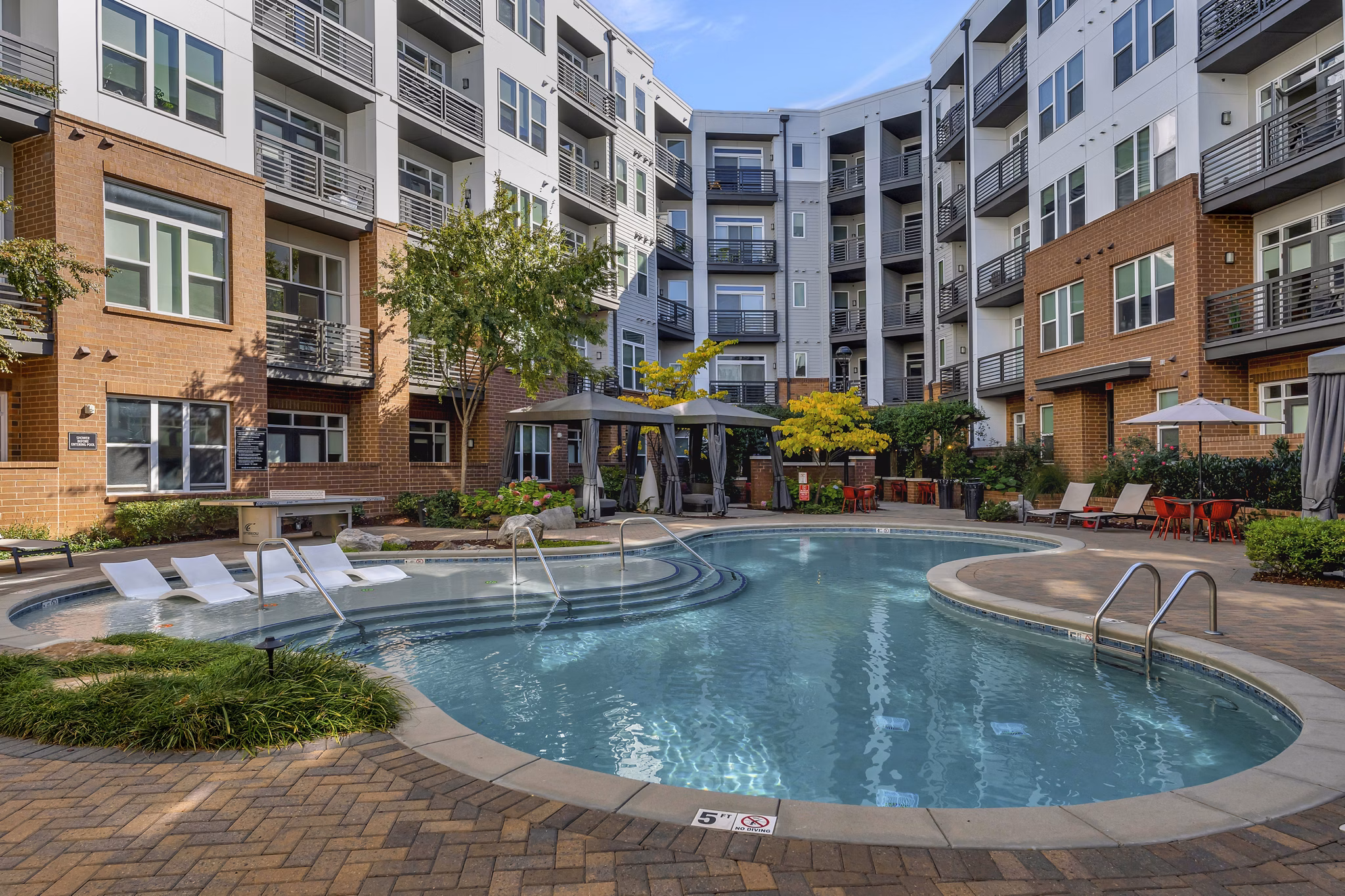 pool at Mercury NoDa Apartments