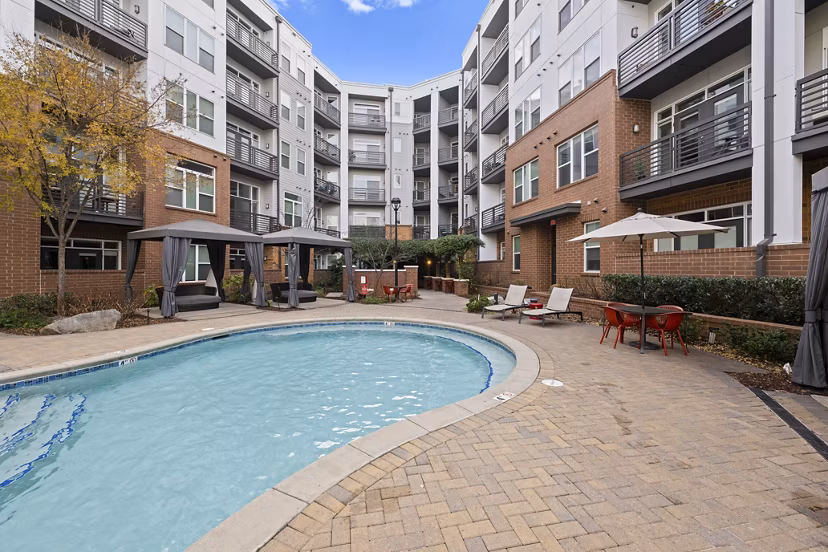 pool at Mercury NoDa Apartments
