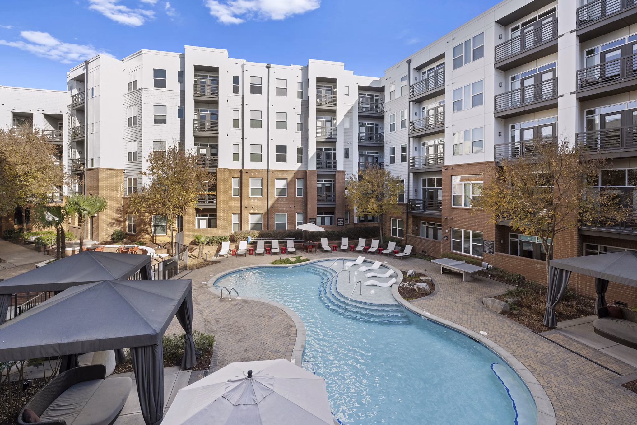 pool at Mercury NoDa Apartments