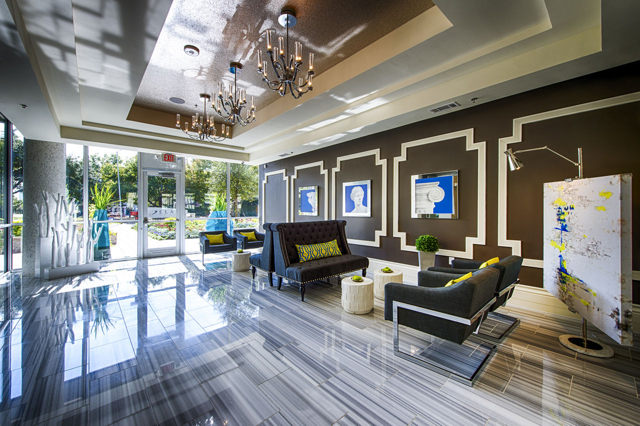 Lobby at Elan Memorial Park
