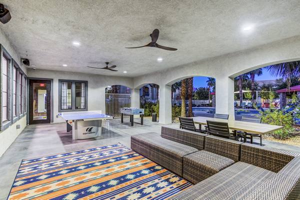 patio/recreational area at Tesoro Ranch Apartments