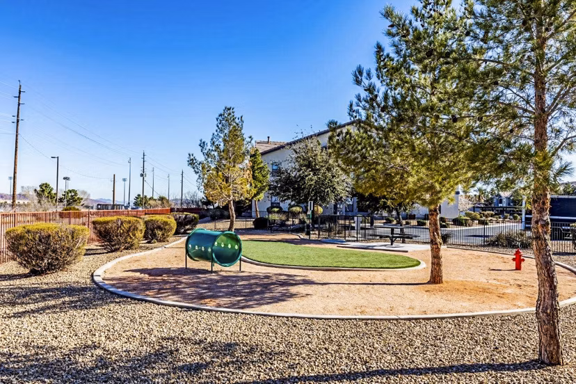 Dog park with agility equipment at Tesoro Ranch Apartments