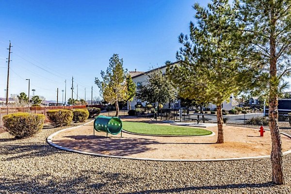 Dog park with agility equipment at Tesoro Ranch Apartments
