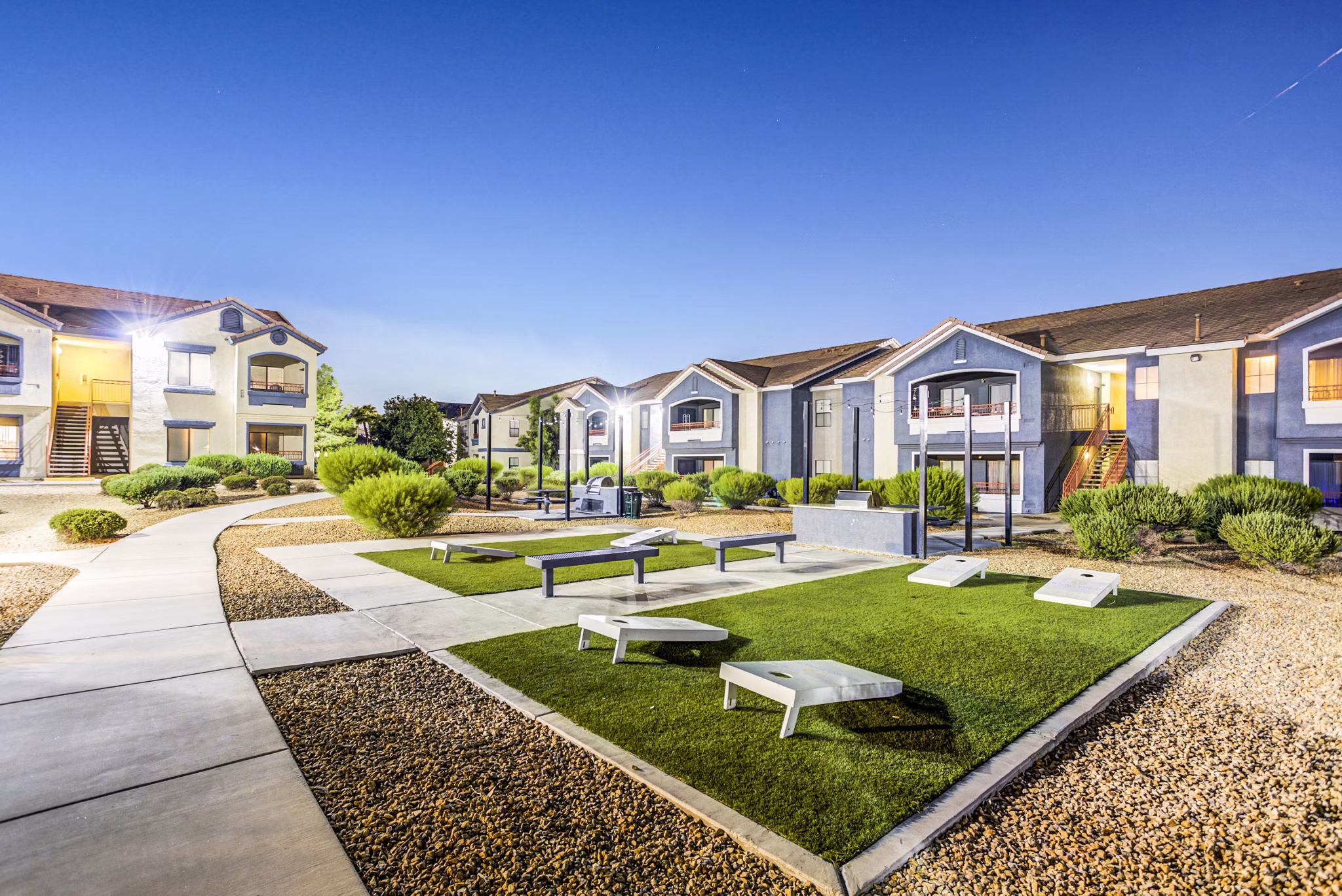 Grill and recreational area at Tesoro Ranch Apartments offering outdoor dining and relaxation