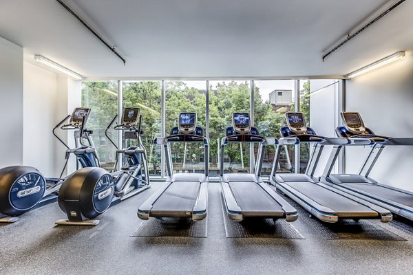 fitness center at Sequel Apartments