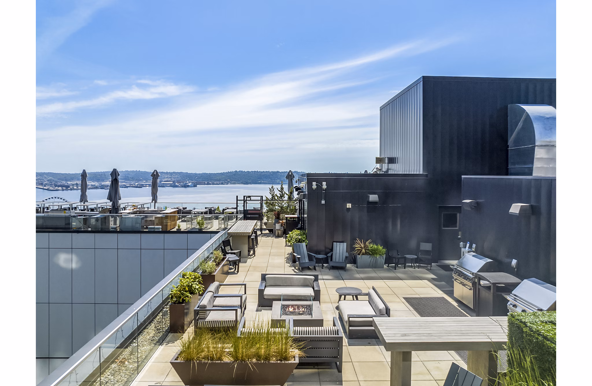 Relaxing patio and balcony space at Sequel Apartments, perfect for enjoying outdoor leisure moments