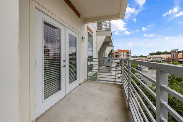 patio at District Square Apartments