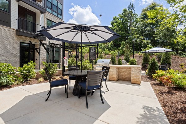 grill area/patio at District Square Apartments