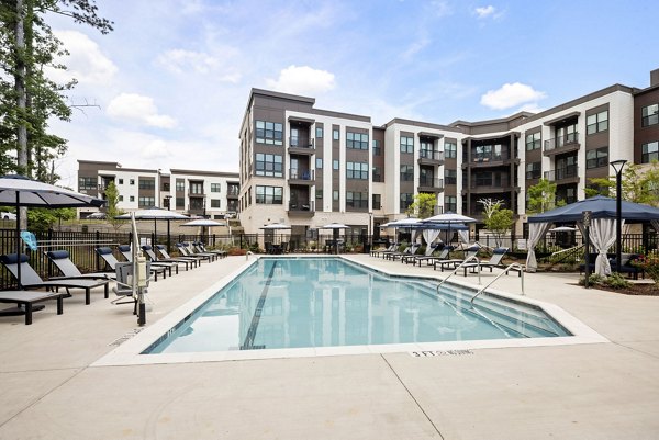 pool at District Square Apartments