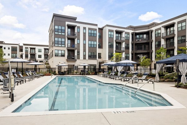 pool at District Square Apartments