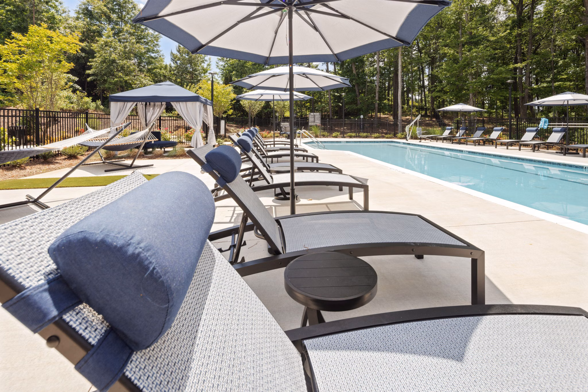 pool at District Square Apartments