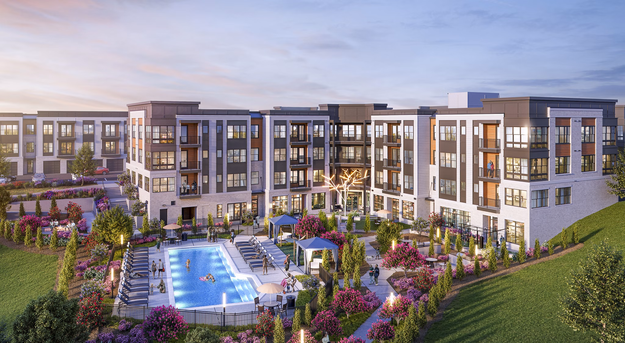 rendering at District Lofts Apartments