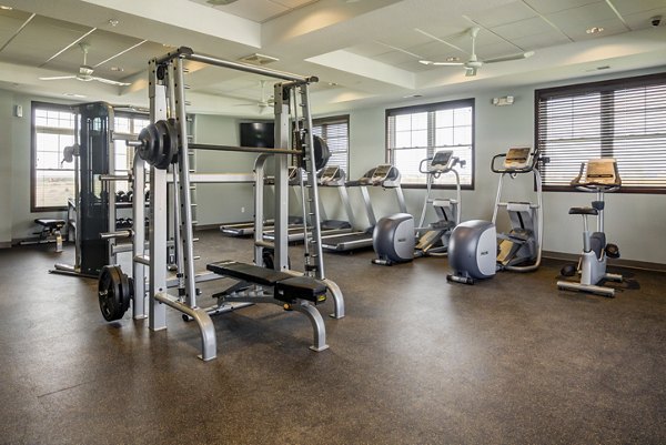 fitness center at South Ridge Apartments