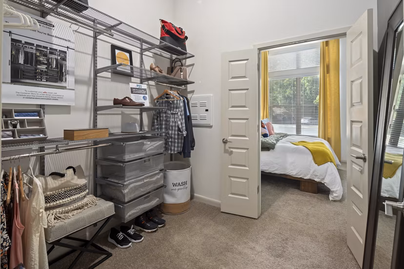 Elegant clubhouse with modern furnishings at 1133 on the Square Apartments