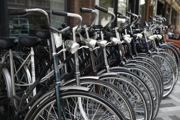 bikes at OurCampus Amsterdam Diemen