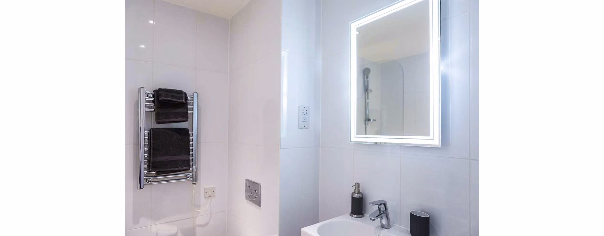 bathroom at Chapter Aldgate              