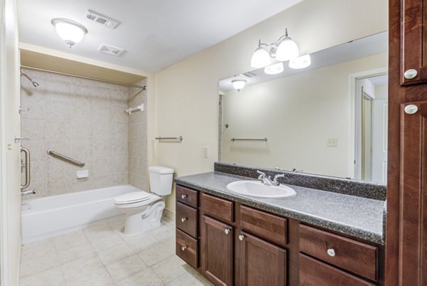 bathroom at Overture Ridgmar Apartments