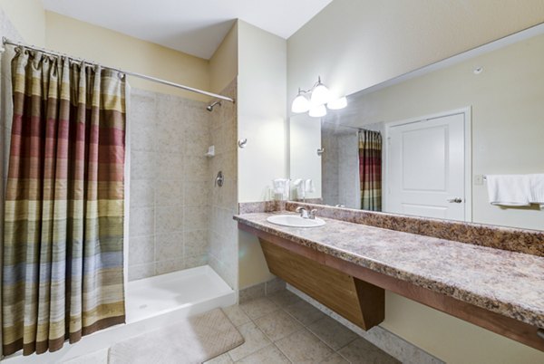 bathroom at Overture Ridgmar Apartments