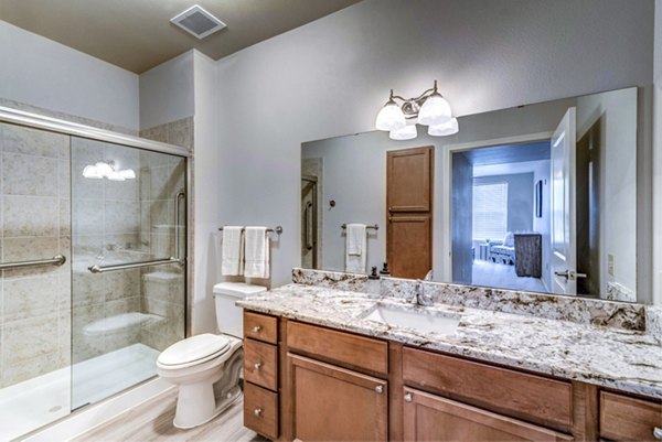 bathroom at Overture Ridgmar Apartments