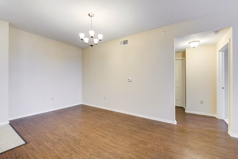 Dining area with modern decor and natural lighting at Overture Ridgmar Apartments in a luxury community setting