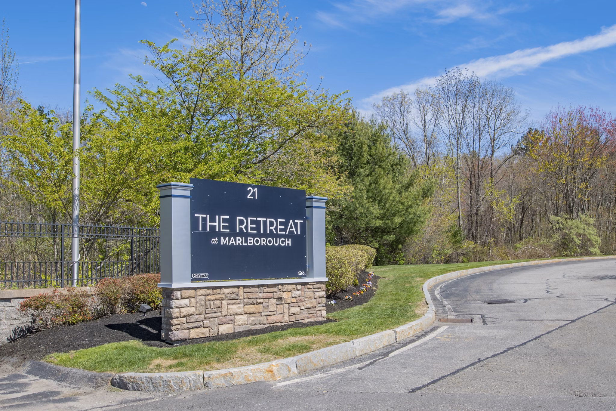 signage at The Retreat at Marlborough Apartments