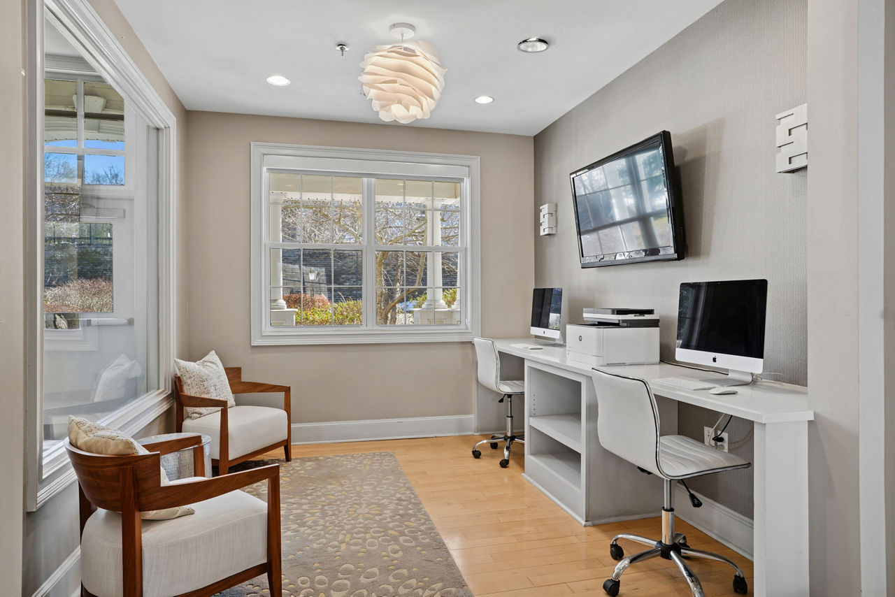 Work space at The Retreat At Marlborough