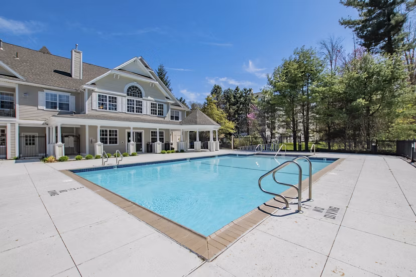 Resort-style pool at Heights at Wheeler Hill Apartments perfect for relaxation and leisure activities