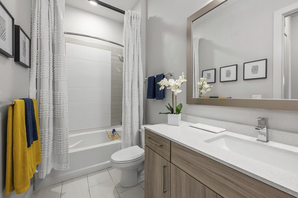 bathroom at Circa Uptown Apartments