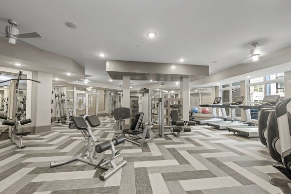 fitness center at Circa Uptown Apartments