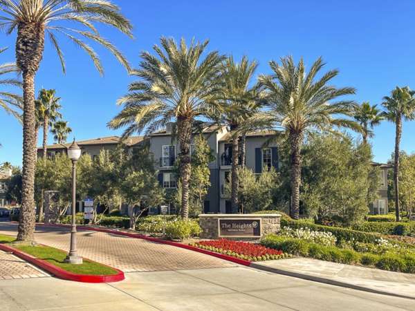 signage/entry at The Heights at Chino Hills Apartments