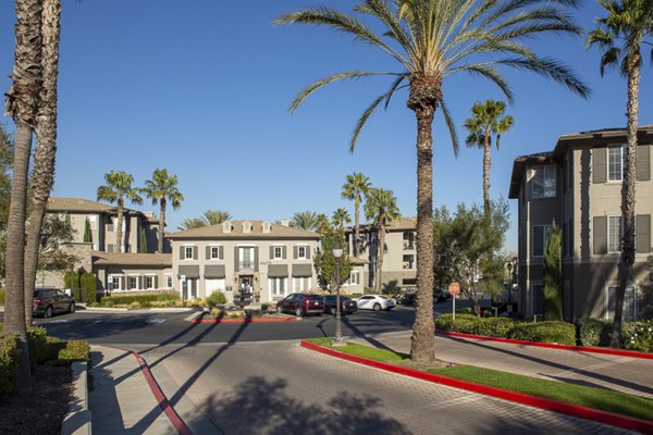 The Heights at Chino Hills: Stylish entryway at luxury apartments in Chino Hills