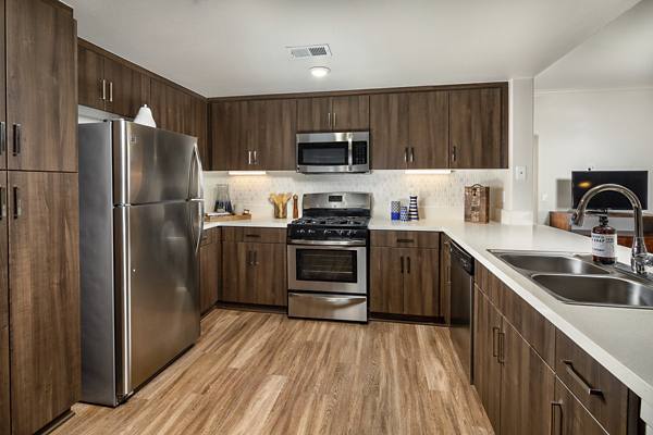 kitchen at The Heights at Chino Hills Apartments