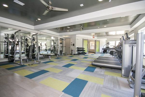 fitness center at 1010 Dilworth Apartments