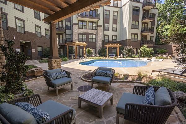 pool at 1010 Dilworth Apartments
