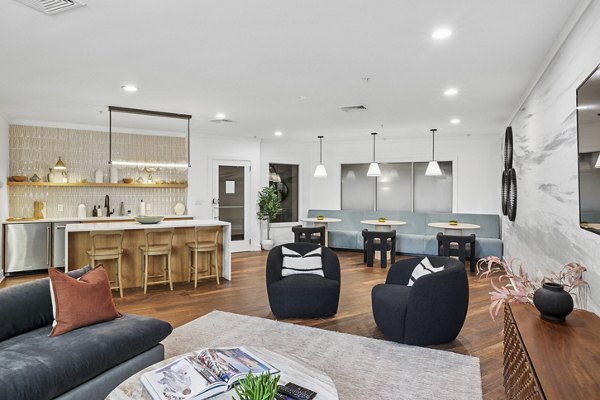 clubhouse at Rutherford Station Apartments