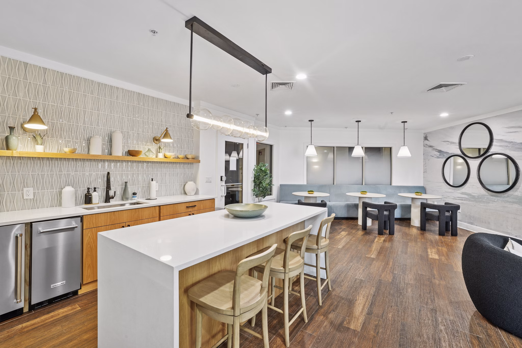 clubhouse at Rutherford Station Apartments