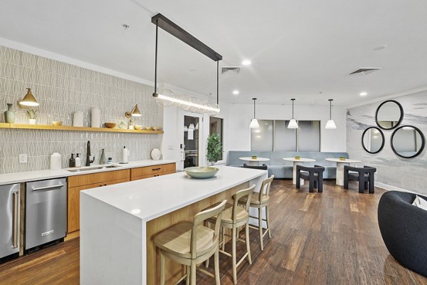 clubhouse at Rutherford Station Apartments