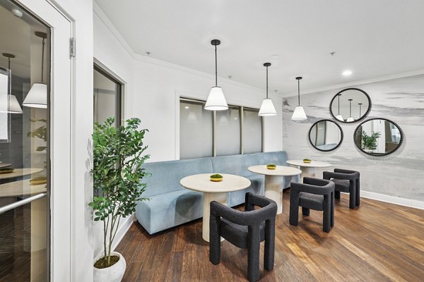 clubhouse at Rutherford Station Apartments
