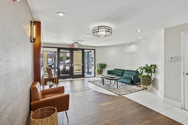 clubhouse at Rutherford Station Apartments