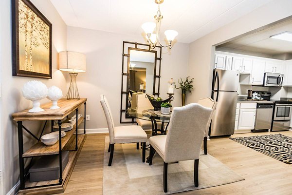 dining room at Avana Weymouth Apartments  