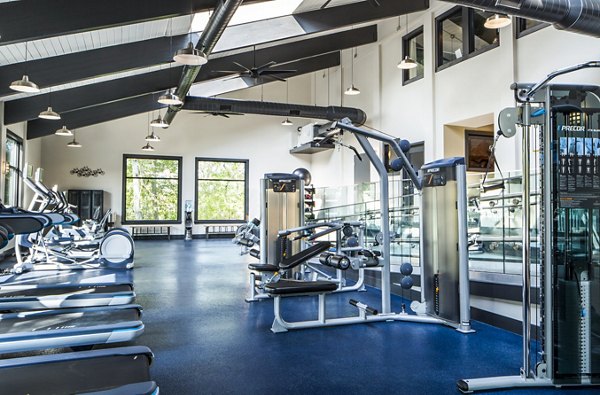 Fitness center with state-of-the-art equipment at Avana Weymouth Apartments