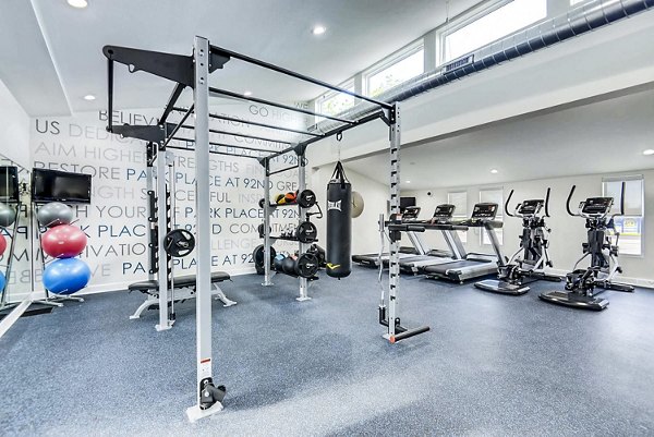 fitness center at Park Place at 92nd Apartments