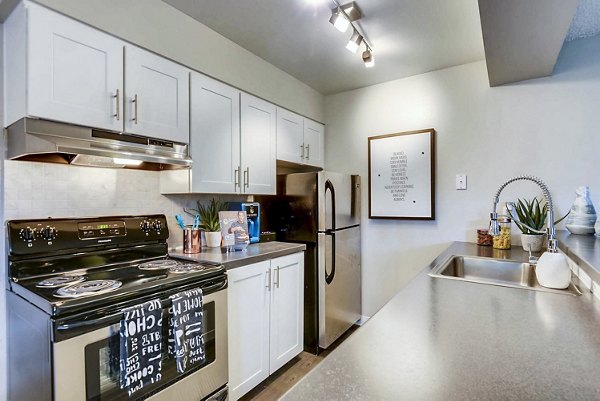 kitchen at Park Place at 92nd Apartments