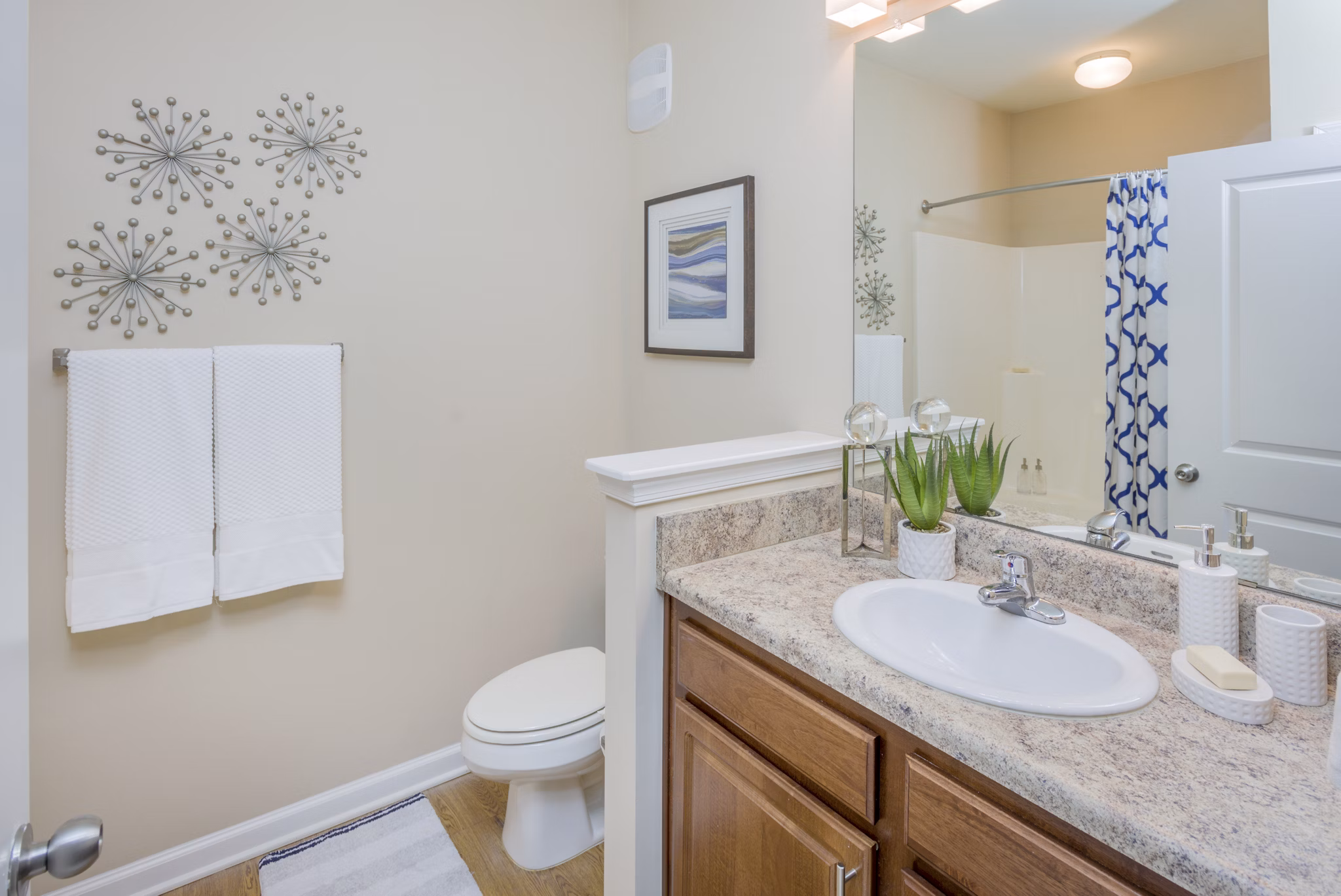 bathroom at Arbor Village Apartments