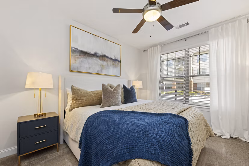 bedroom at Fountains Matthews Apartments