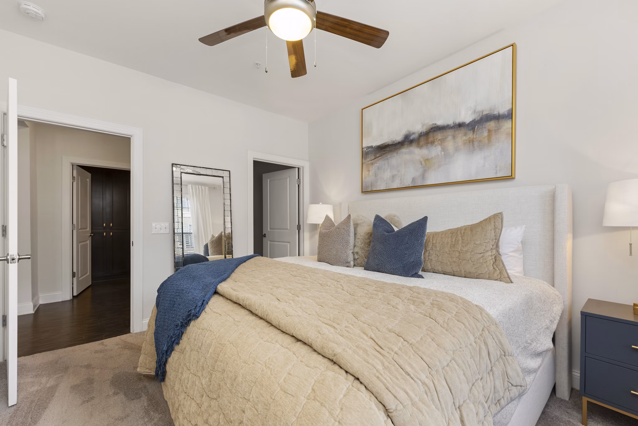 bedroom at Fountains Matthews Apartments 