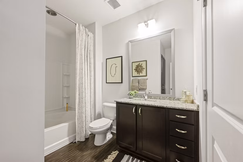 bathroom at Fountains Matthews Apartments