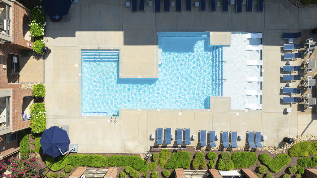 Pool at Fountains Matthews Apartments (3 of 3)