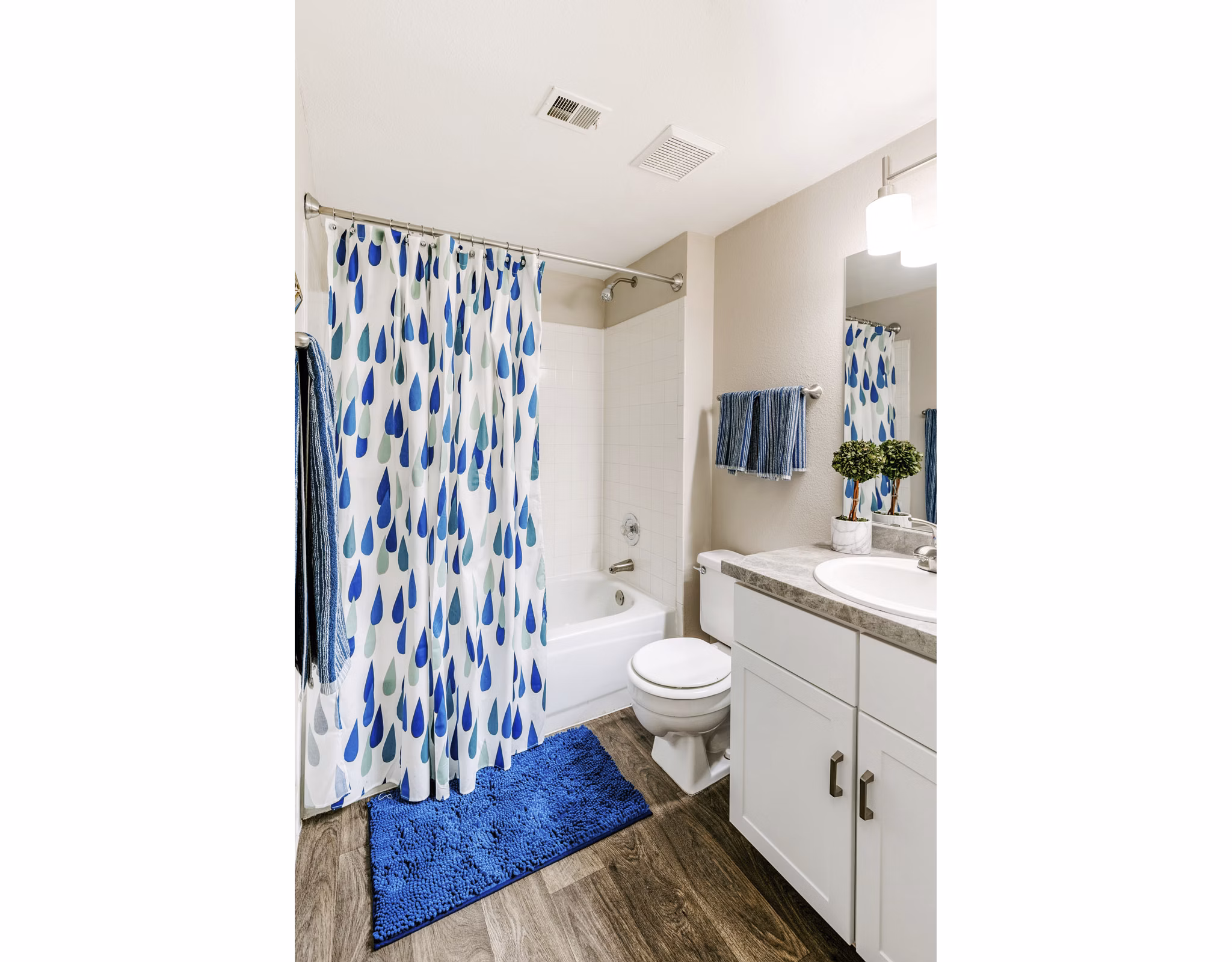 bathroom at Sloan's Lake Apartments