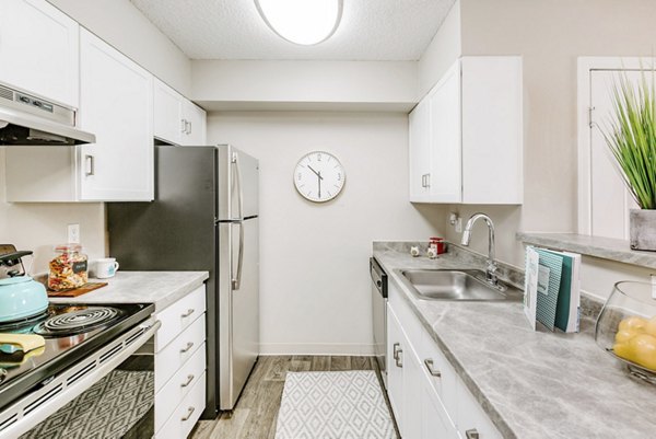 kitchen at Sloan's Lake Apartments